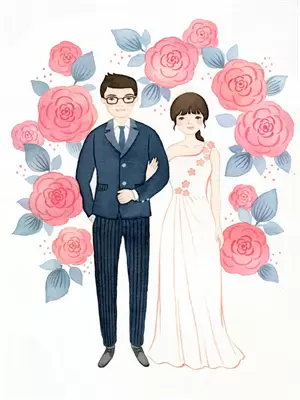 心动的信号婚纱