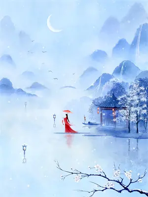 明李唐宾《梧桐叶》